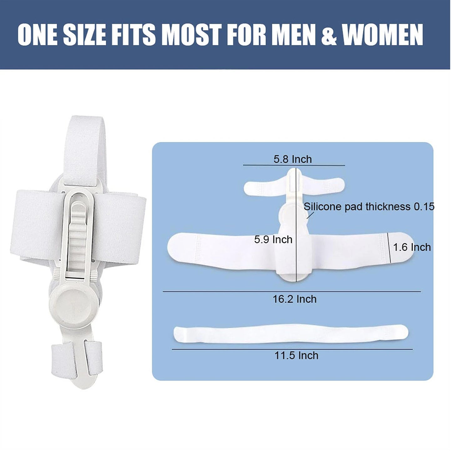 Adjustable Toe Corrector Unisex Bunion Foot Hallux Valgus Braces Rotatable Toe Separator Straightener for Left and Right Foot