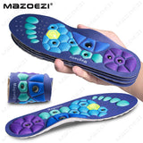 Sport Magnetic Therapy Massage Insoles for Shoes Foot Acupressure Soft Shock Absorption Deodorant Running Unisex Orthopedic Pads