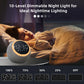 White Noise Sound Machine Alarm Clock with Night Light, 25 Soothing Sounds, 5W Stereo Speaker, SleepTimer, Dimmable Clock