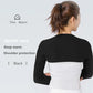 Wool Blend Double Shoulder Warmer Elastic Back Shoulder Support Brace Wrap with Long / Short Sleeves for Arthritis Pain Relief