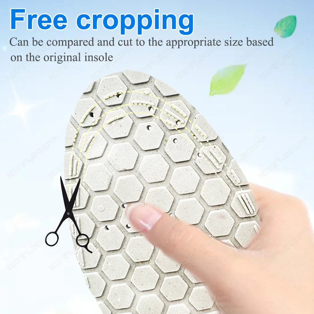 1 Pair Acupressure Foot Insoles for Men Women Orthopedic Gel Magnetic Shoe Inserts Magnet Technology Support Insole