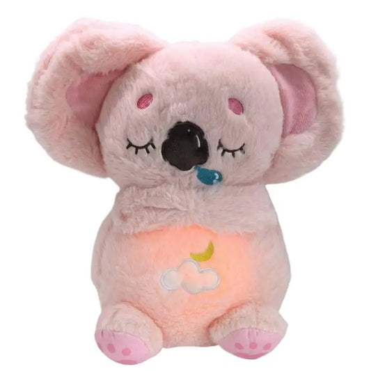 Breathing Koala Bear Baby Soothing Plush Toy Baby Children Soothing Music Sleeping Sound And Light Animal Doll Birthday Gifts