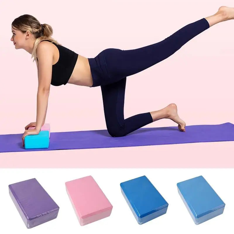 High-Density EVA Yoga Blocks Building Cubes Pilates Bricks Sports Yoga Supplies Fitness Yoga Blocks Non-Slip Foam Yoga Block