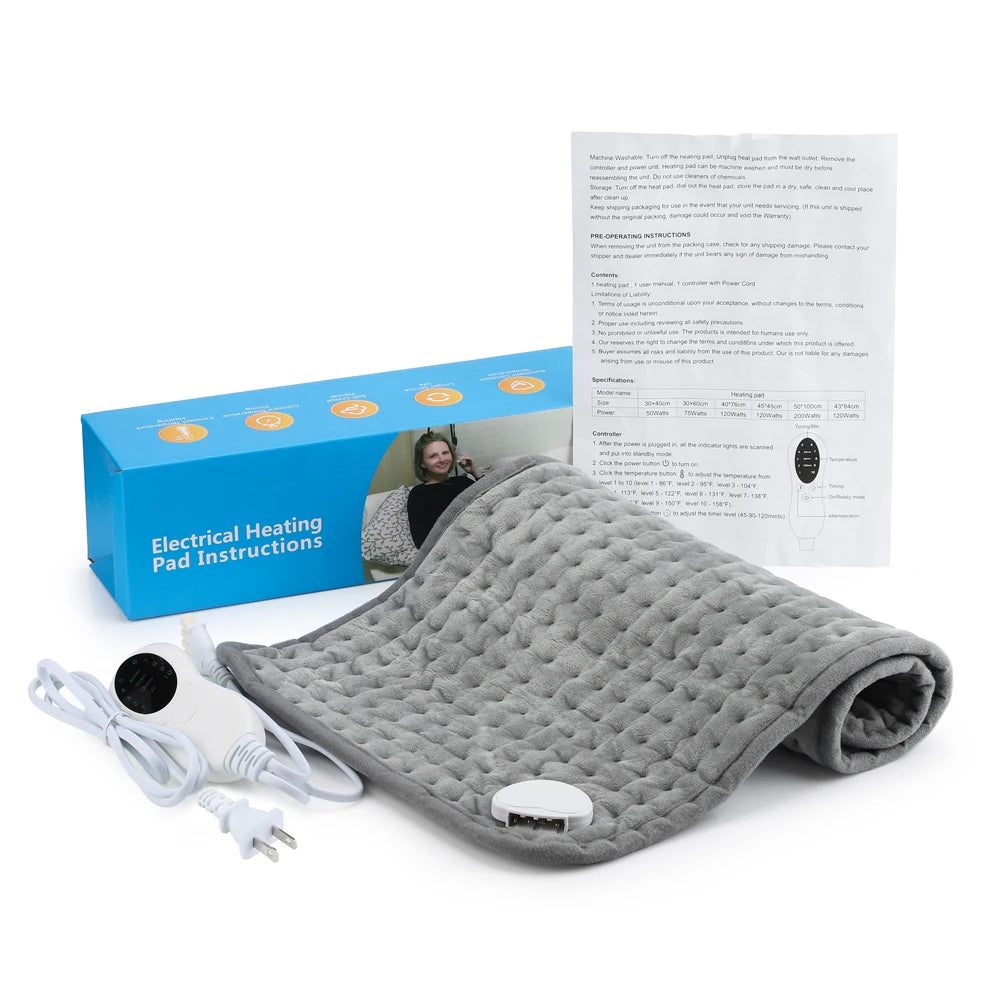 Electric Heating Pad Winter Warm For Bed Blankets Office Home Foot Hand Warmer Sheet Camping Heater 110V 220V Washable 60*30CM