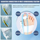 Adjustable Toe Corrector Unisex Bunion Foot Hallux Valgus Braces Rotatable Toe Separator Straightener for Left and Right Foot