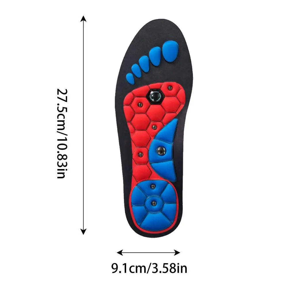 Magnetic Massage Insoles For Foot Acupressure Therapy Reflexology Pain Relief Health Massager Arch Support Shoes Soles Inserts