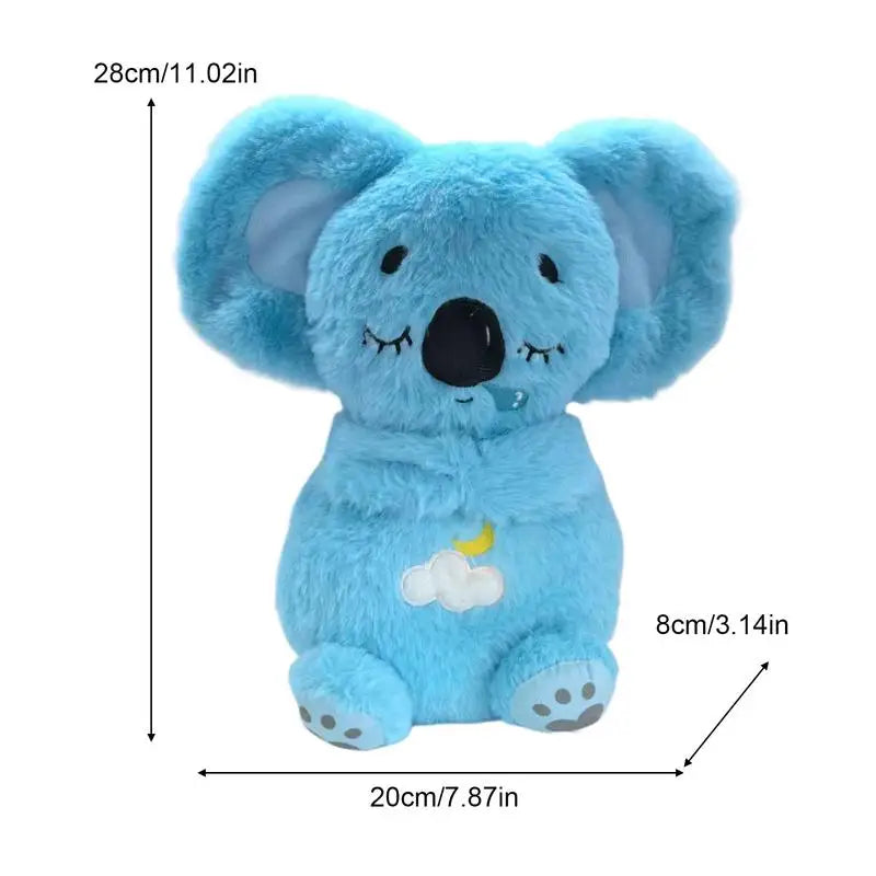 Breathing Koala Bear Baby Soothing Plush Toy Baby Children Soothing Music Sleeping Sound And Light Animal Doll Birthday Gifts