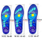 1 Pair Acupressure Foot Insoles for Men Women Orthopedic Gel Magnetic Shoe Inserts Magnet Technology Support Insole