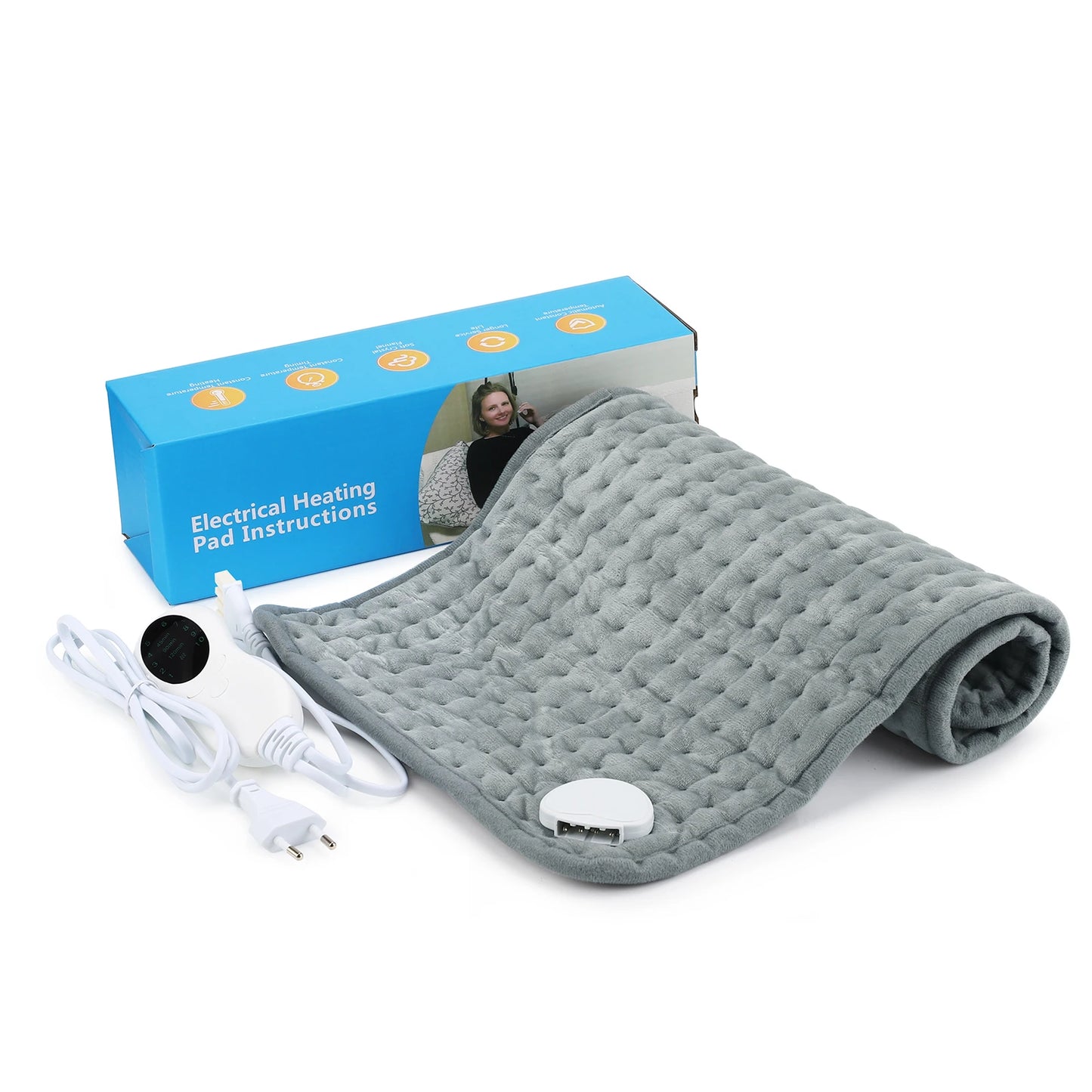 Electric Heating Pad Winter Warm For Bed Blankets Office Home Foot Hand Warmer Sheet Camping Heater 110V 220V Washable 60*30CM