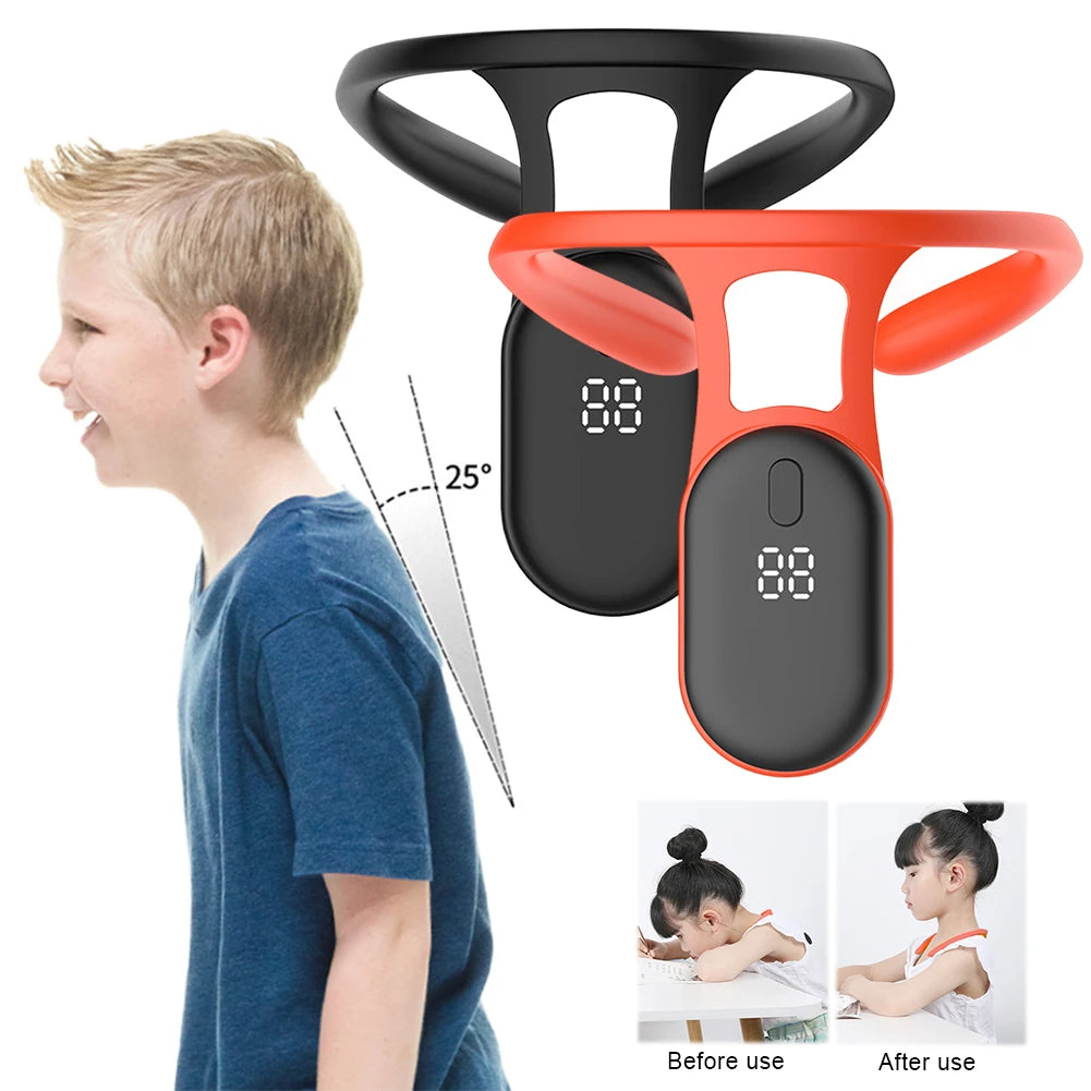 Back Posture Neck Hump Corrector Micro Vibration Posture Trainer Posture Training Reminder Sensor for Adult Kids